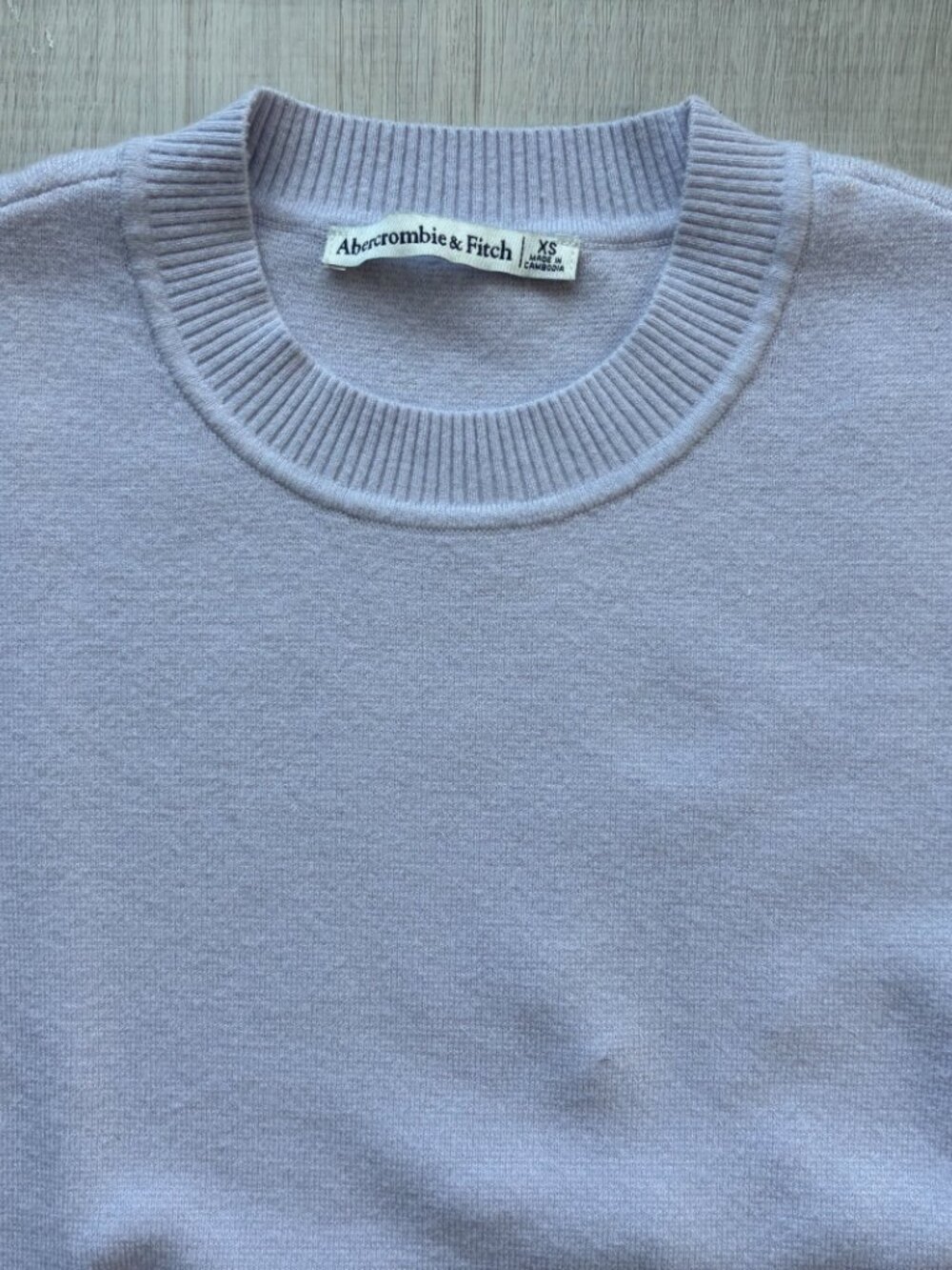Abercrombie Luxe Loft Long Sleeve Crewneck Sweater - Women XS - Purple - Picture 3 of 3